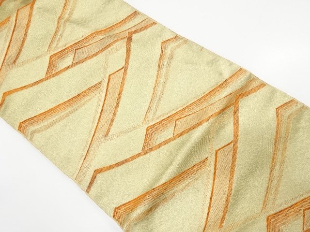 JAPANESE NAGOYA OBI / WOVEN ABSTRACT WAVE